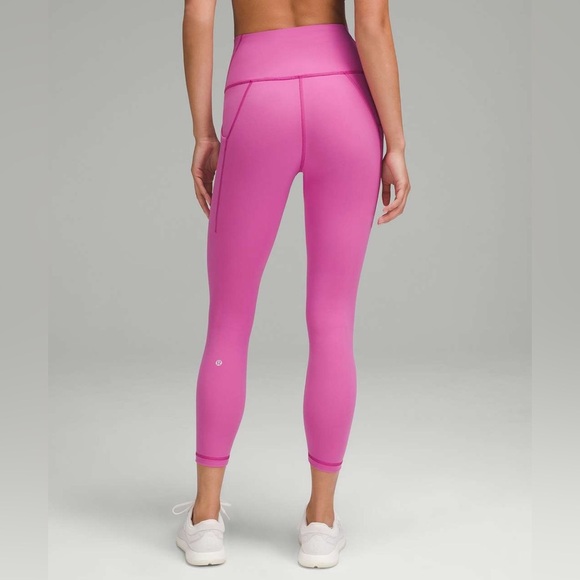 C - Lululemon Wunder Train High-Rise Tight with Pockets 25"
Pow Pink Tone - Picture 1 of 6